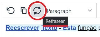 O que é a função Reformulador de Textos e como funciona?