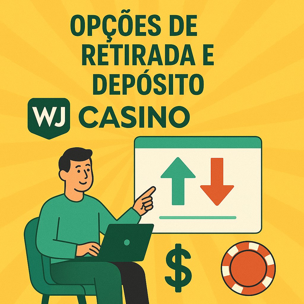 Opções de Retirada e Depósito no WJ Casino